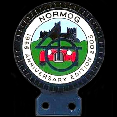 NorMog 40th Anniversary Edition 1965-2005 Morgan Car Badge
