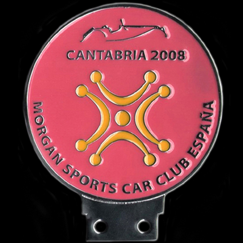 Morgan Sports Car Club España Cantabria 2008 Car Badge