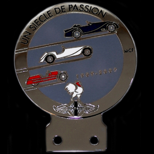 Un Siecle de Passion Morgan Car Badge