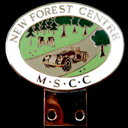 Morgan Sports Car Club New Forest Centre Car Badge