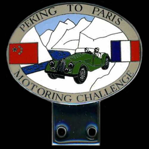 Peking to Paris Motoring Challange Morgan Car Badge