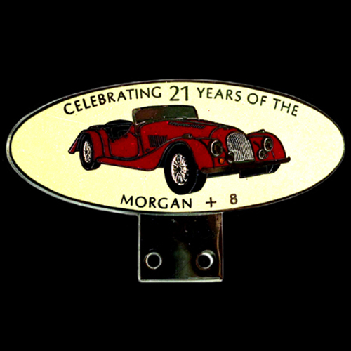 Celebrating 21 Years of the Morgan + 8 Car Badge