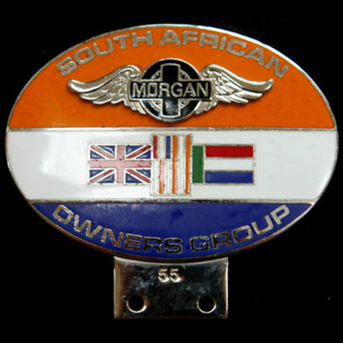 Morgan South African Owners Group Car Badge