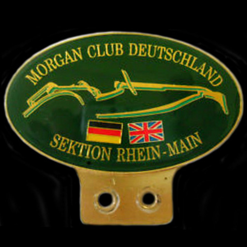 Morgan Club Deutschland Sektion Rhein-Main Car Badge