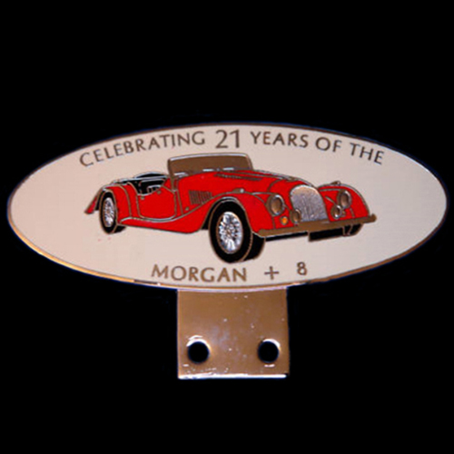 Celebrating 21 Years of the Morgan  + 8 Car Badge