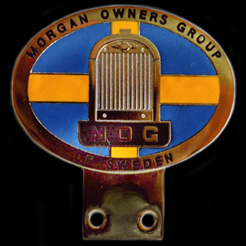 Morgan Owners Group of Sweden Car Badge