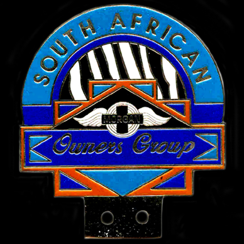 South African Morgan Owners Group Car Badge