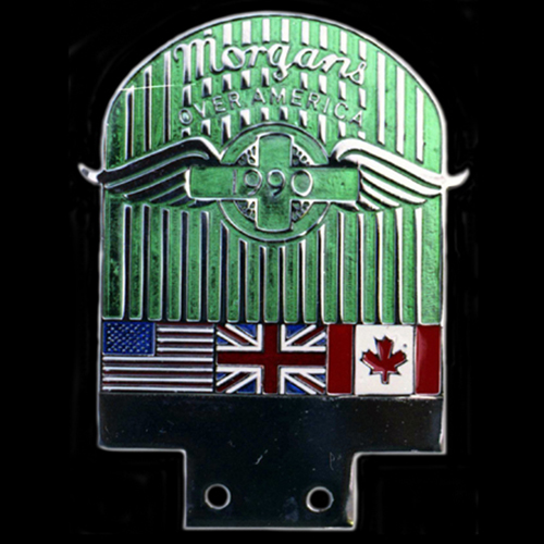 Morgans Over America Car Badge