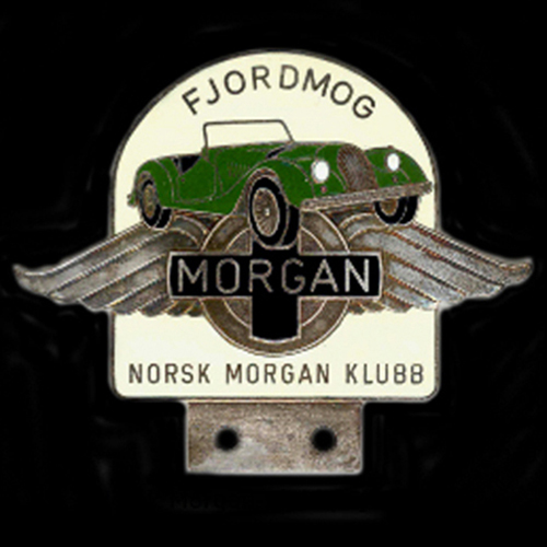 Fjordmog Norsk Morgan Klubb Car Badge