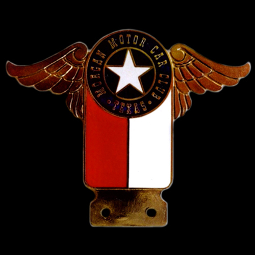 Morgan Motor Car Club Texas Car Badge