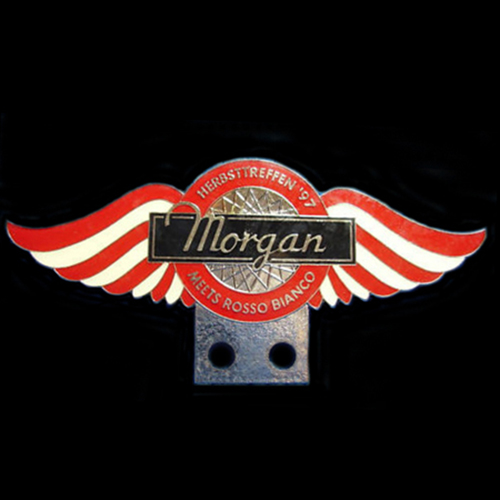 Herbsttreffen 97Meets Roso Bianco Morgan Car Badge