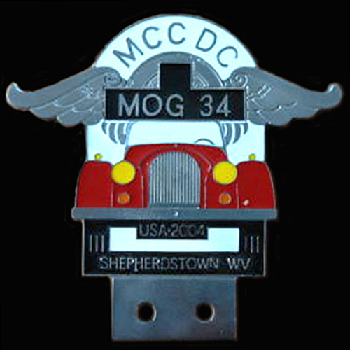 MCD DC Mog 34 Shepherdstown WV USA 2004 Morgan Car Badge
