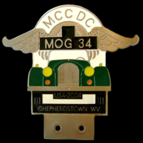 MCD DC Mog 34 Shepherdstown WV USA 2004 Car Badge