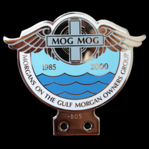 Morgans on the Gulf Morgan Owners Group 1985 - 2000 Car Badge