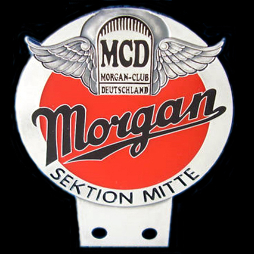 Morgan Club Deutschland Sektion Mitte Car Badge