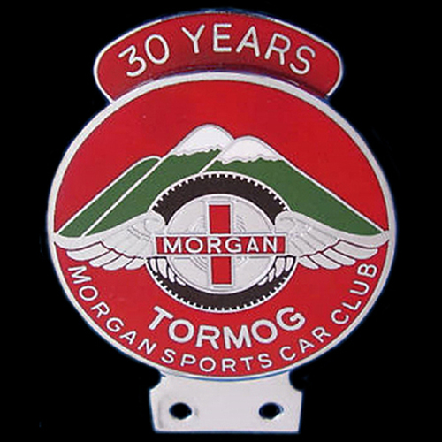 30 Years Tormog Morgan Sports Car Club Car Badge