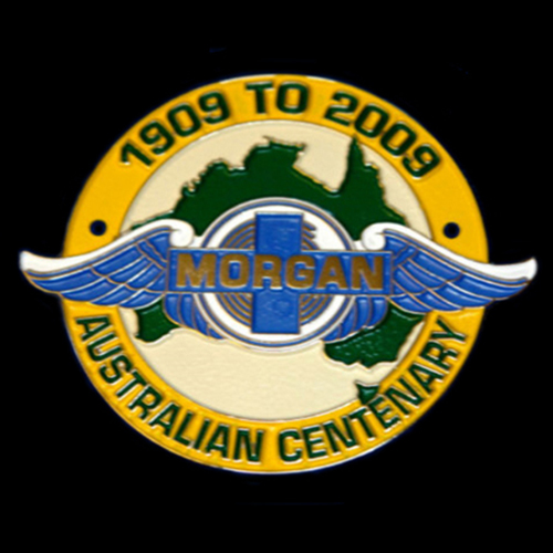 Morgan Australian Centenary 1909 to 2009 Car Badge