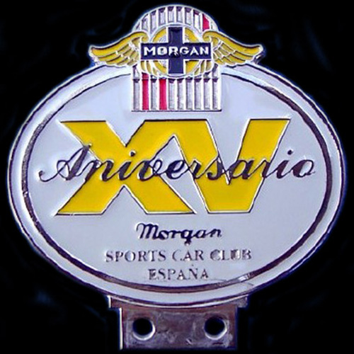 XV Aniversario Morgan Sports Car Club España Car Badge