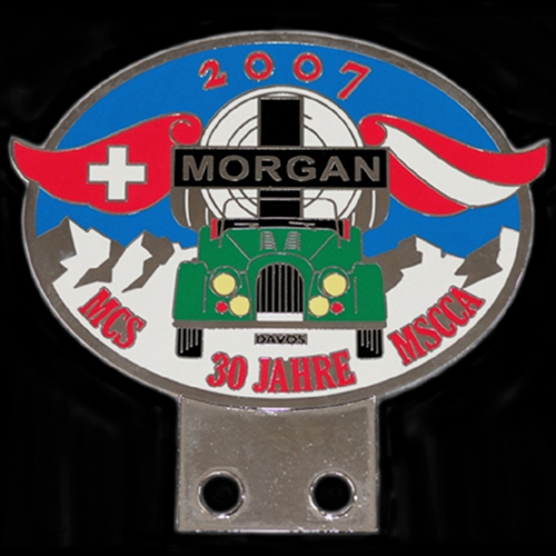 2007 30 Jahre Morgan Car Badge