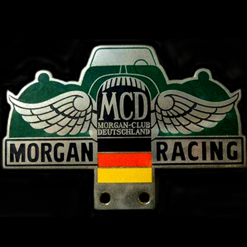 Morgan Racing. Morgan Club Deutschland Car Badge