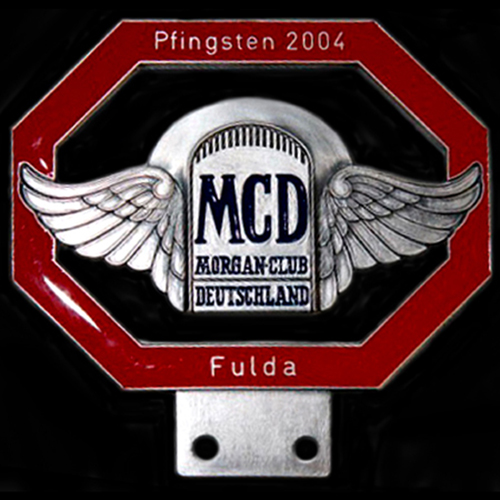 Morgan Club Deutschland Pfingsten Fulda 2004 Car Badge