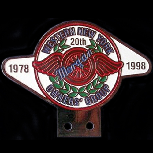 Western New York Morgan Owners Club 1978 1998 Car Badge
