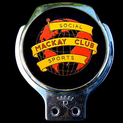 Mackay Club Car Badge