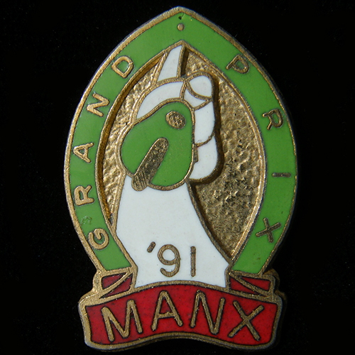 Manx Grand Prix Lapel Badge