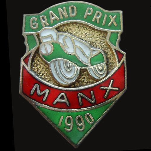 Manx Grand Prix Lapel Badge
