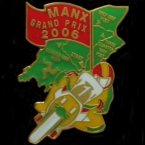 Manx Grand Prix Lapel Badge