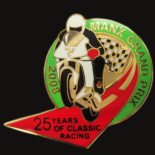 Manx Grand Prix Lapel Badge