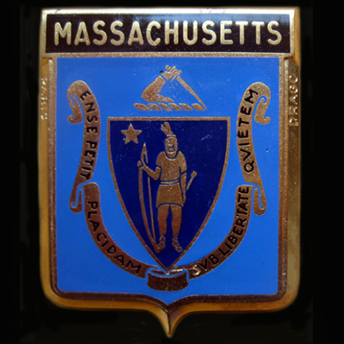 Massachusetts Car Badge (Drago)