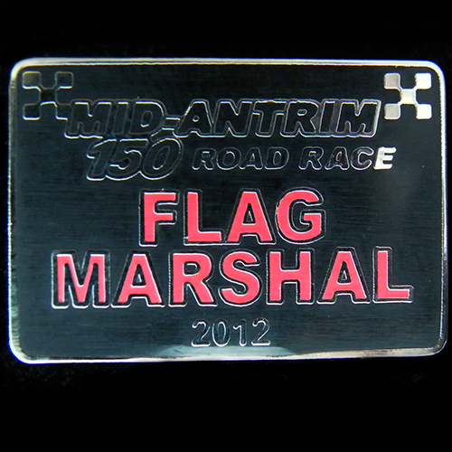 Mid Antrim 150 Road Race pin badge
