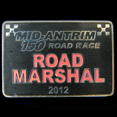 Mid Antrim 150 Road Race pin badge