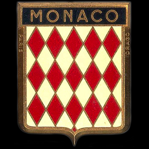 Monaco Car Badge (Drago) 