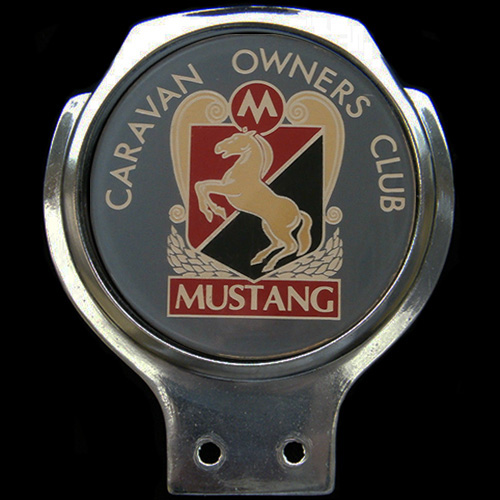 Mustang Caravan Owners Club Car Badge