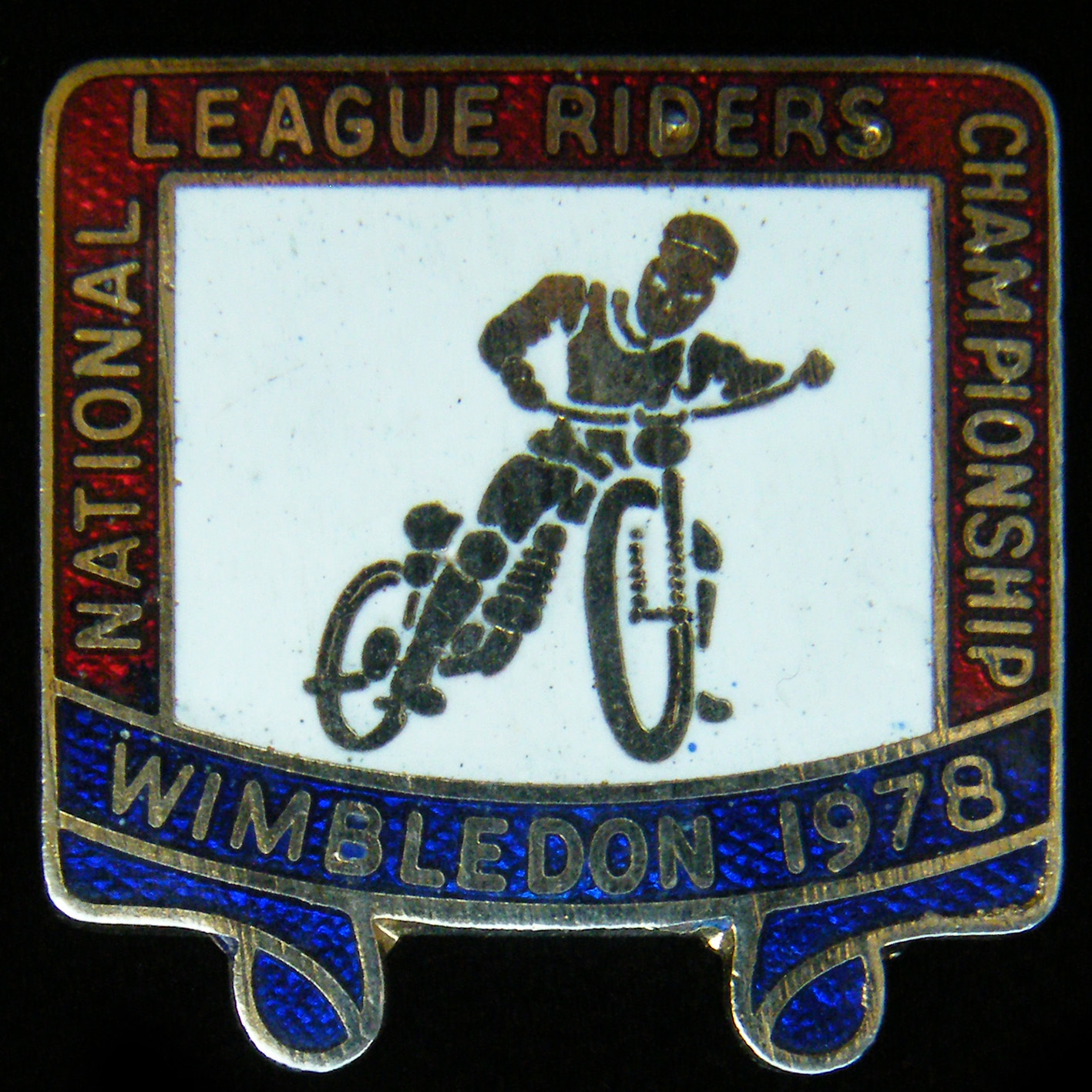 National League Riders Championship Lapel Badge