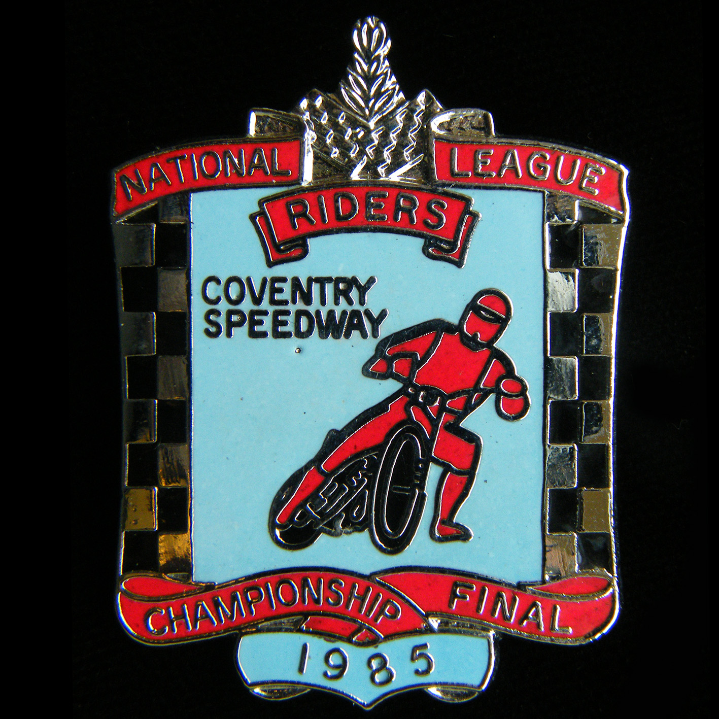 National League Riders Championship Lapel Badge