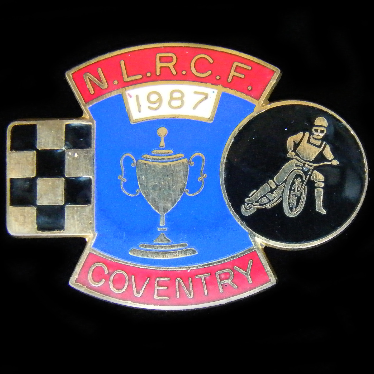 National League Riders Championship Lapel Badge