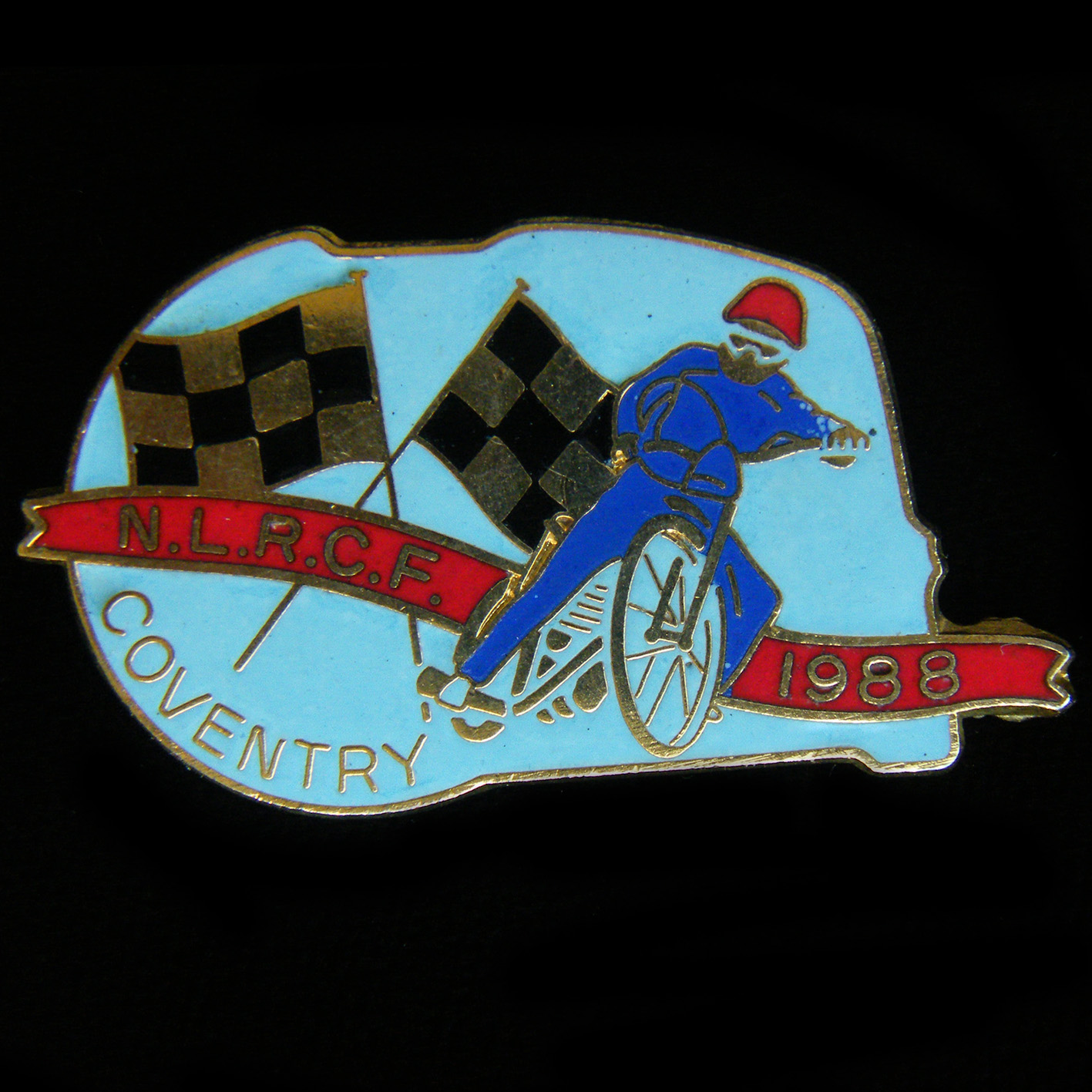 National League Riders Championship Lapel Badge