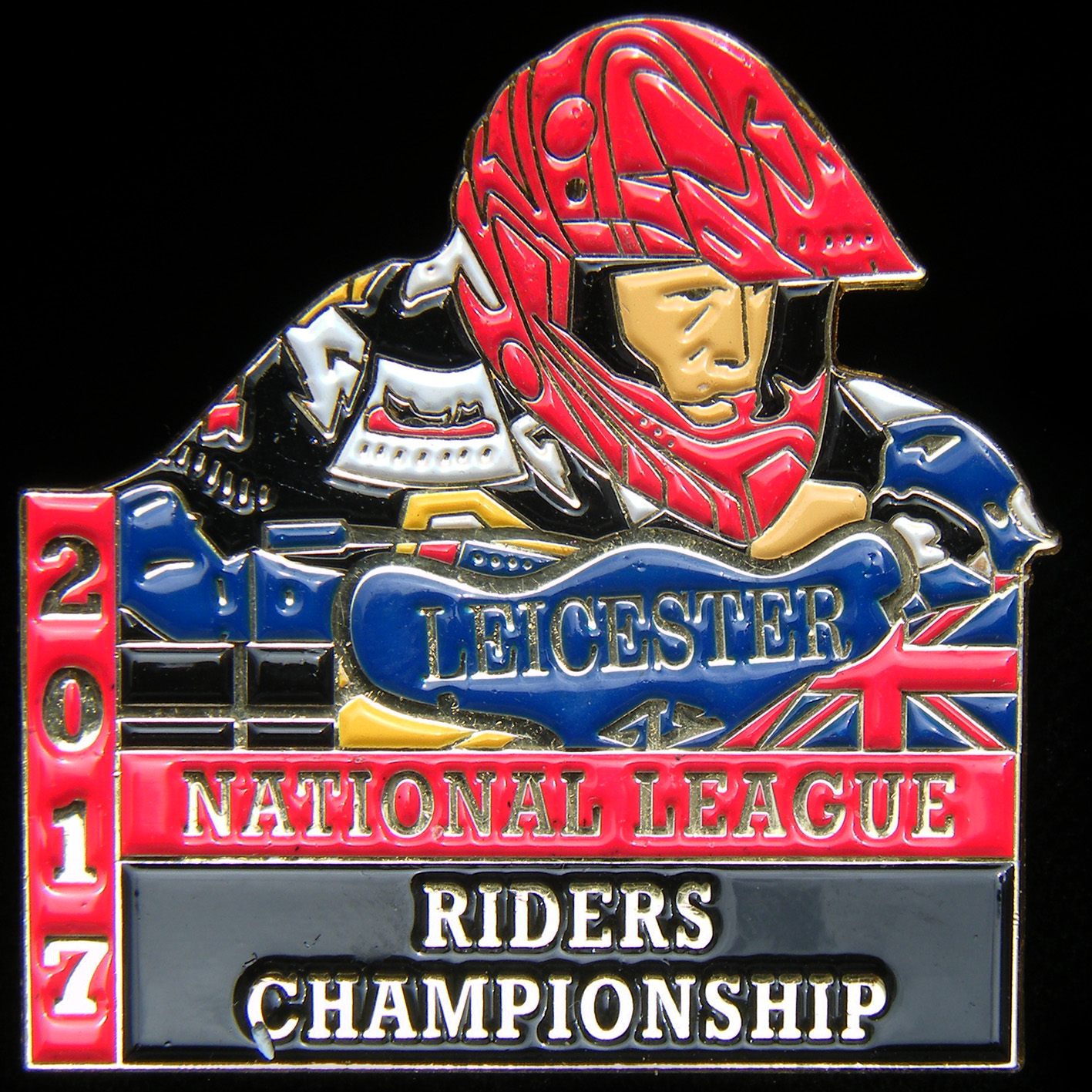 National League Riders Championship Lapel Badge