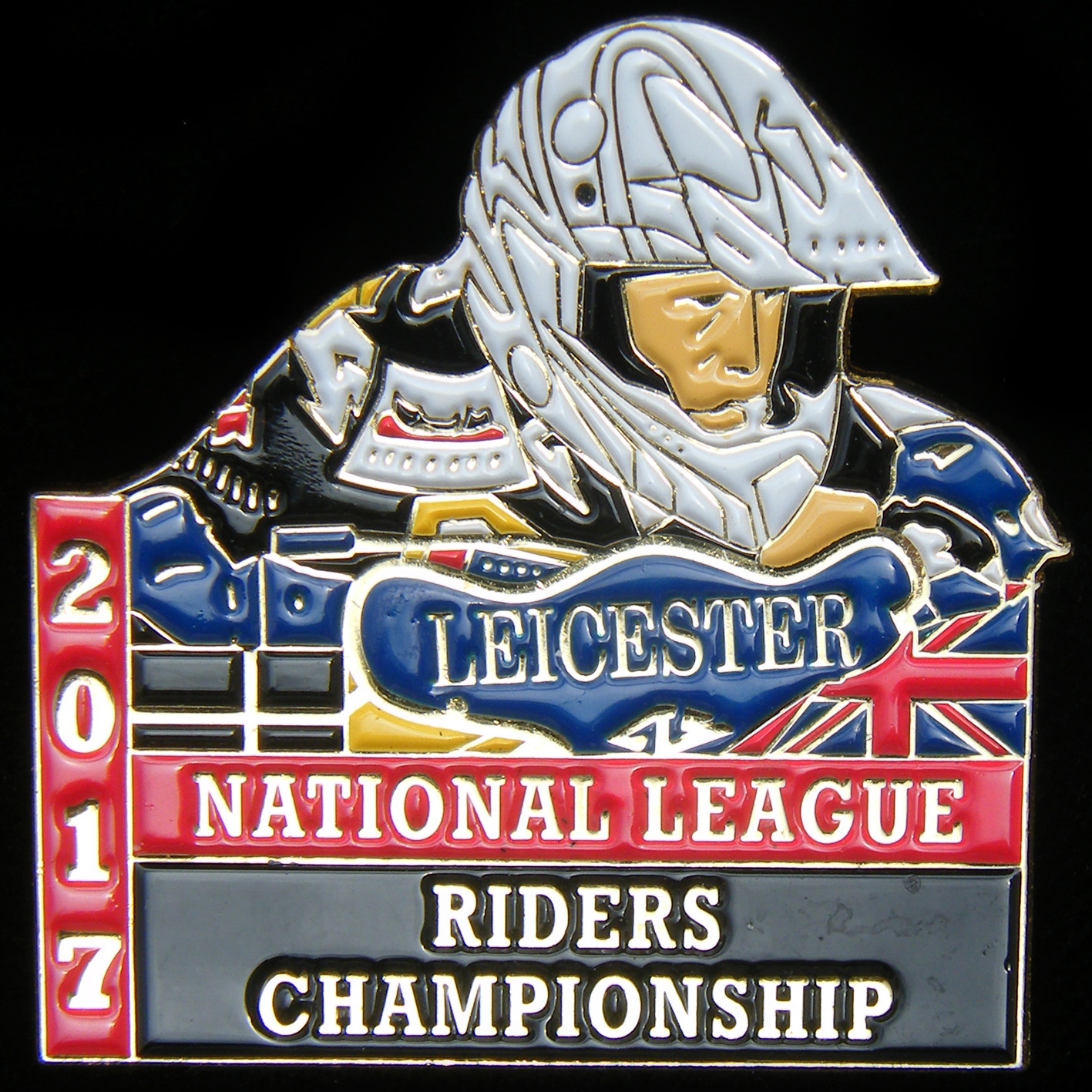 National League Riders Championship Lapel Badge