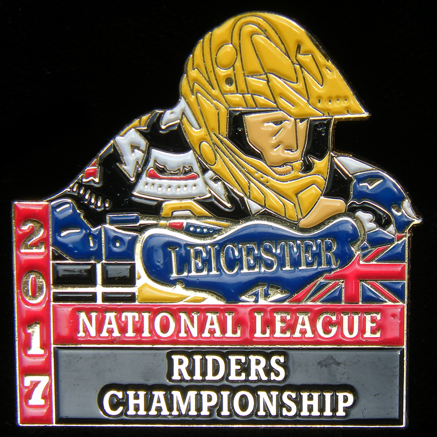 National League Riders Championship Lapel Badge