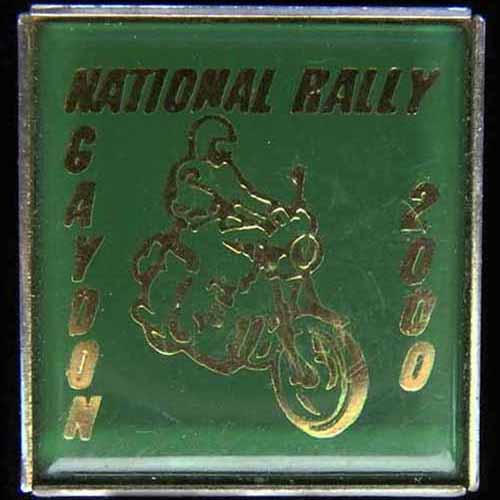 National Rally pin badge