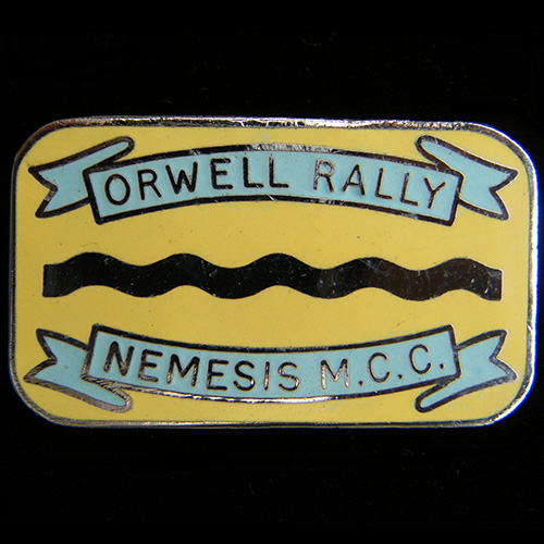 Orwell Rally pin Badge