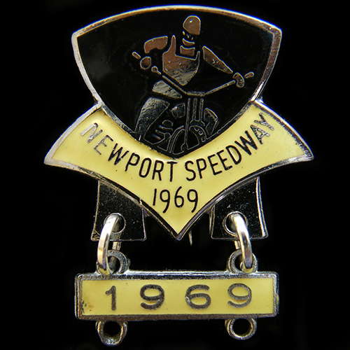 Newport Speedway Lapel Badge