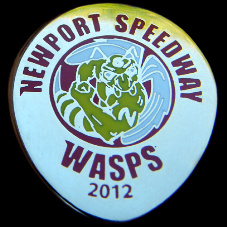 Newport Speedway lapel badge
