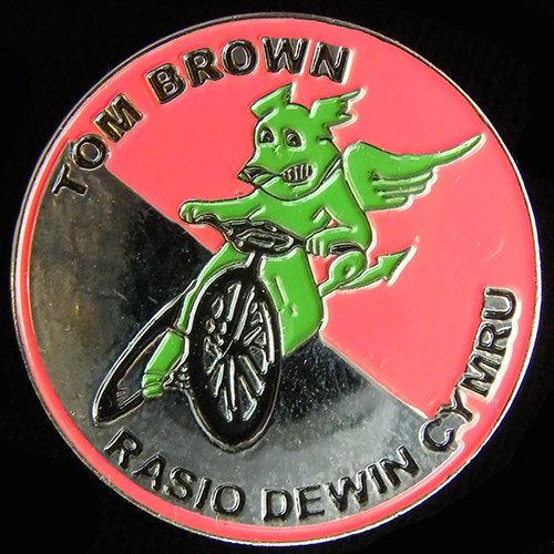 Newport Speedway lapel badge