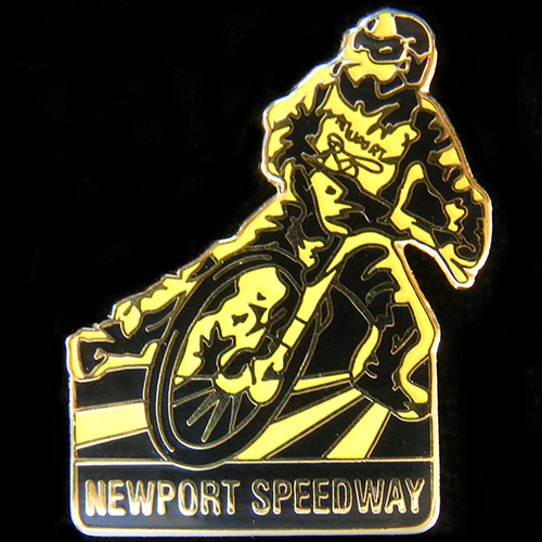 Newport Speedway lapel badge