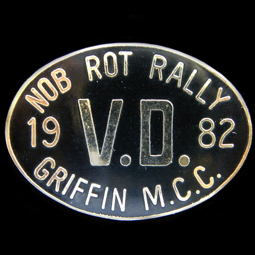 Nob Rot Rally pin badge